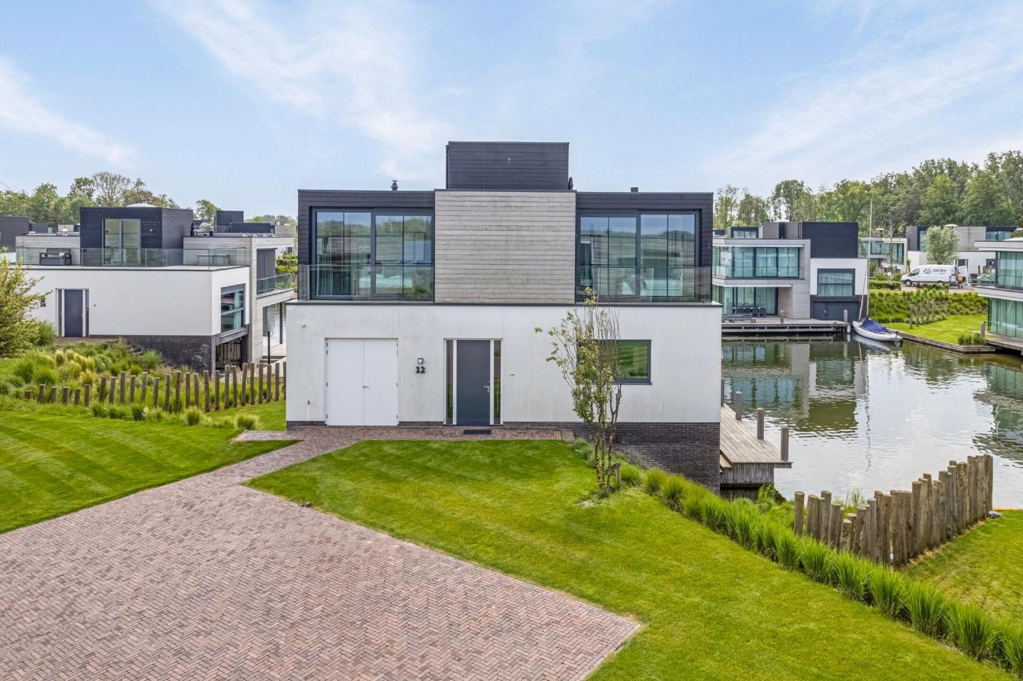 Lake House With Dock At Lake Veere, Zeeland Arnemuiden Exteriör bild